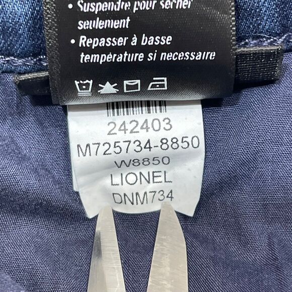 Paige Jeans Men 38 Blue Croft Lionel Skinny Transcend Washed Denim Stretch 38x32 - Picture 9 of 16